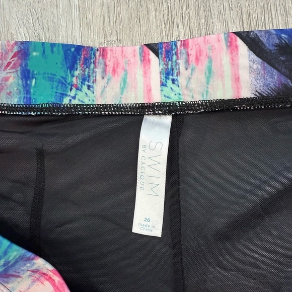 Swim By Cacique Tropical Sunset Bikini Bottoms - Size 26 - Picture 3 of 3